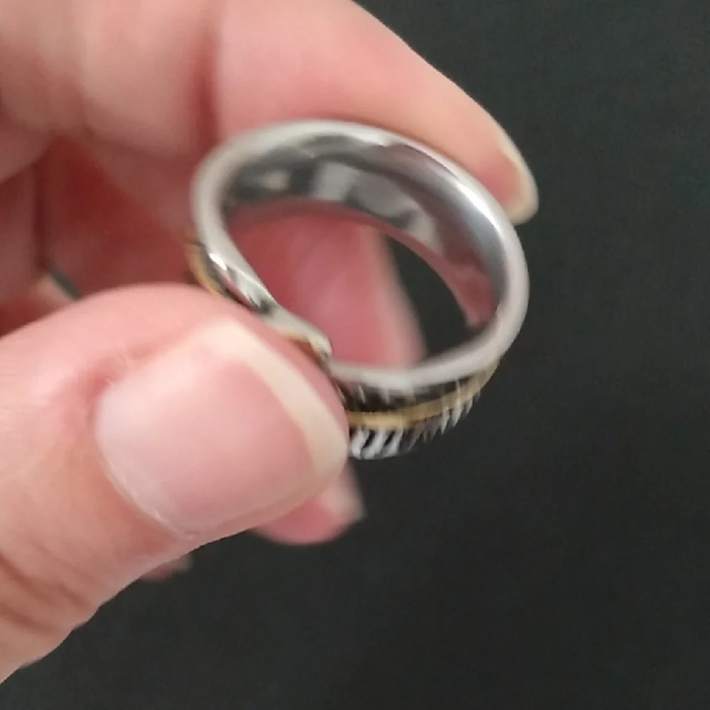 Silver Leaf Design Ring